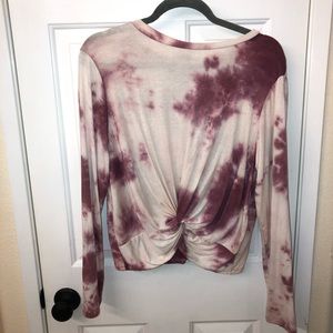 Size L super soft tie dye long sleeve top